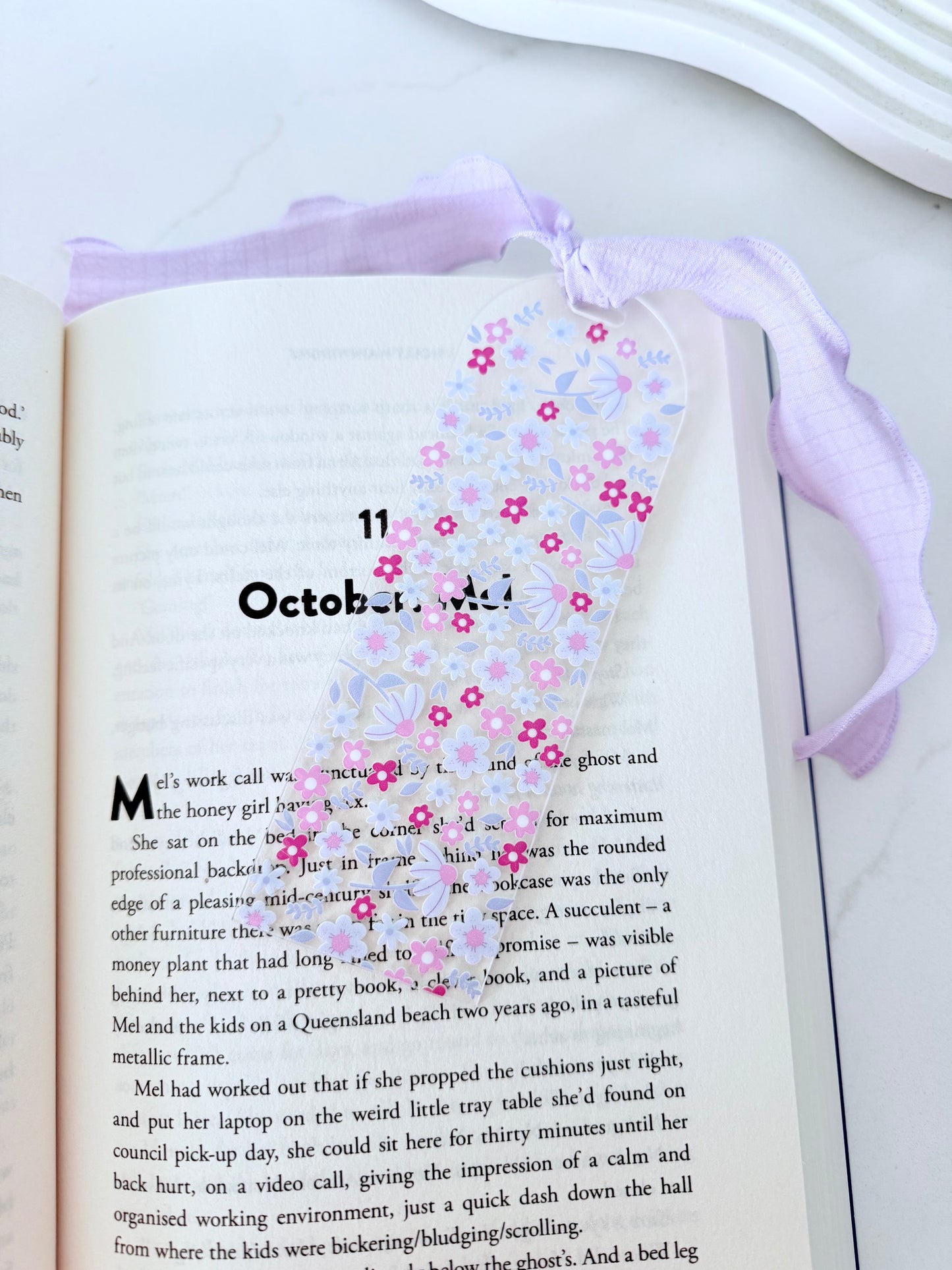 Lavender Bloom Bookmark