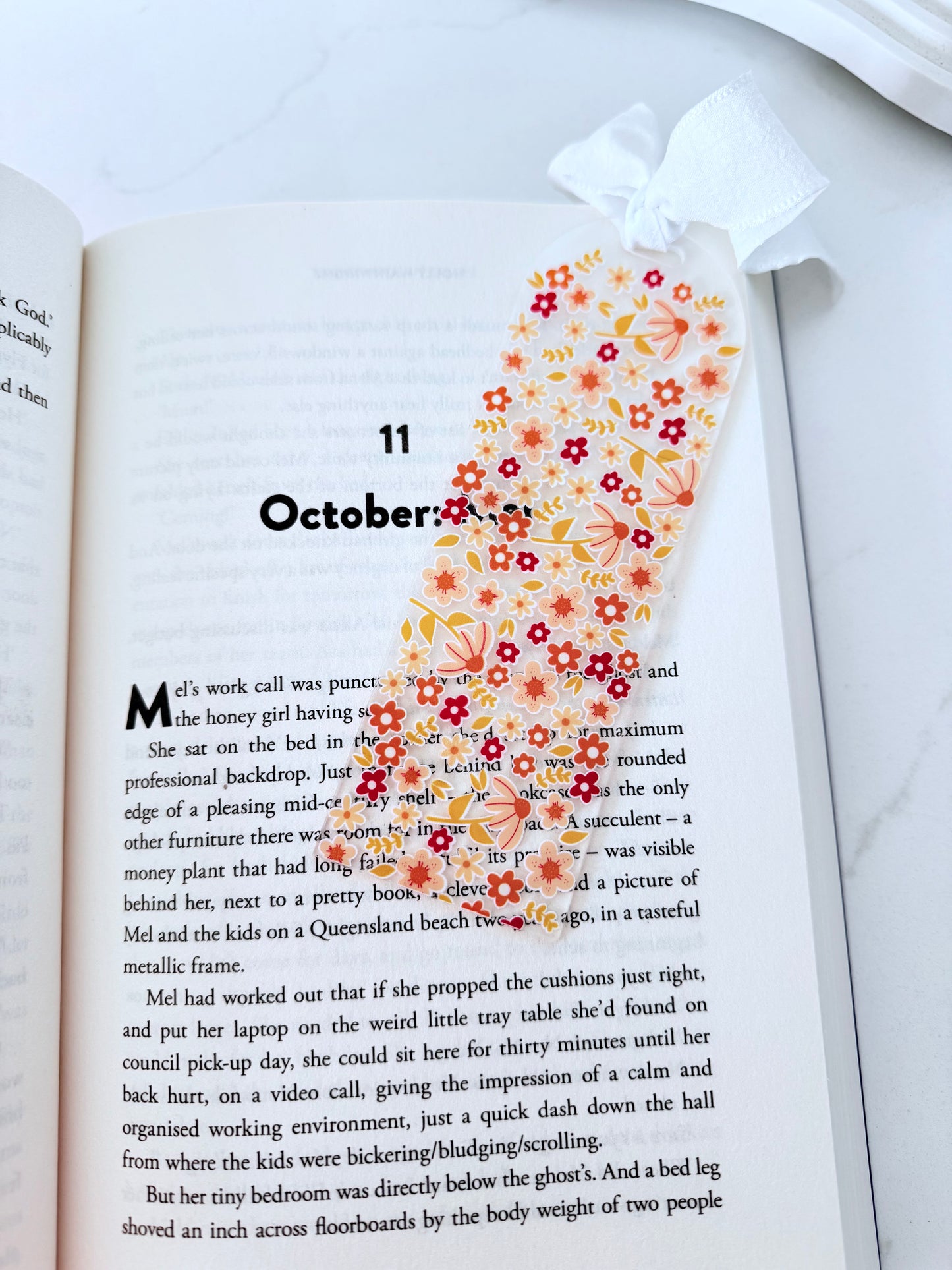 Sunset Bloom Bookmark