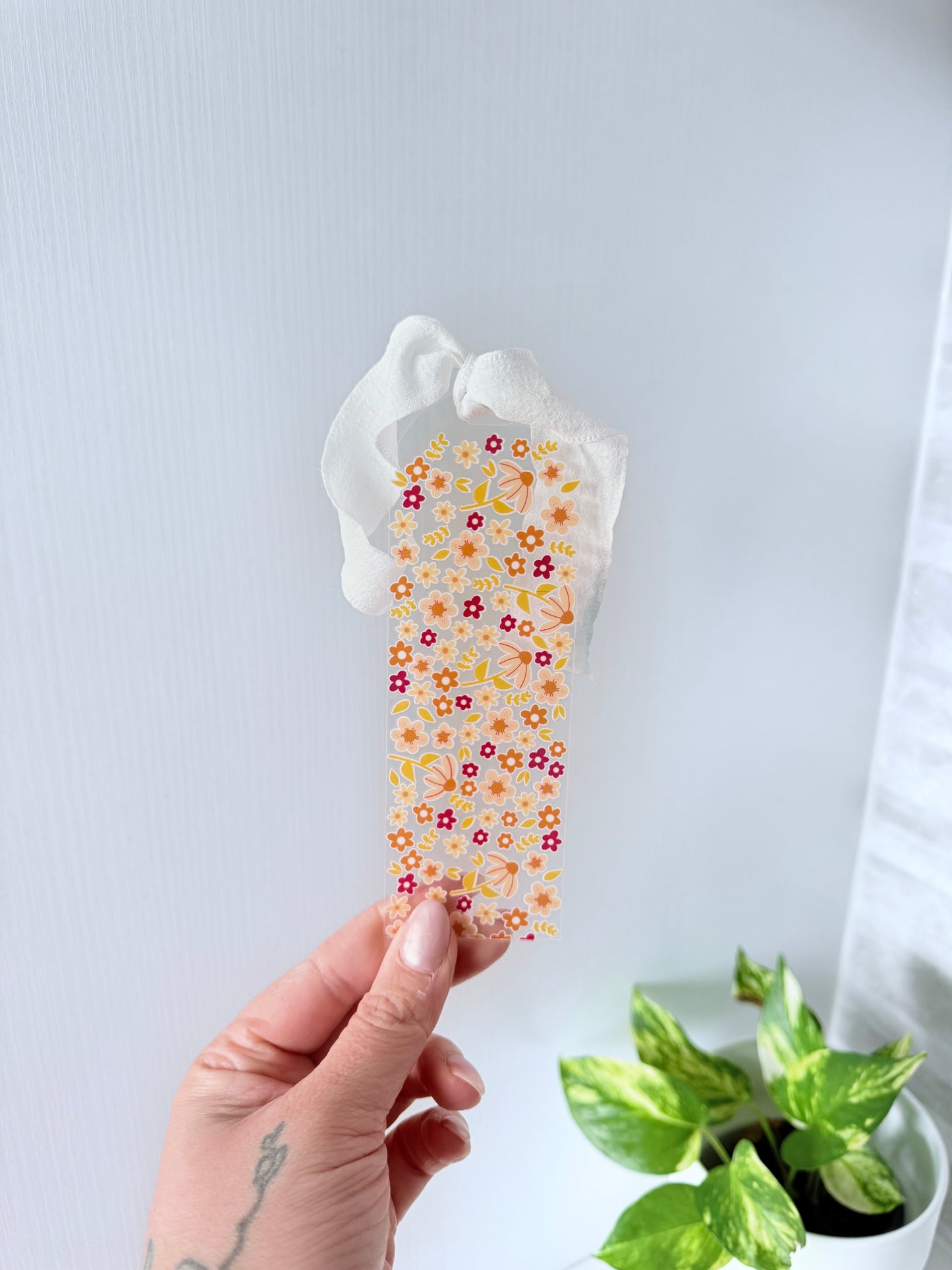 Sunset Bloom Bookmark