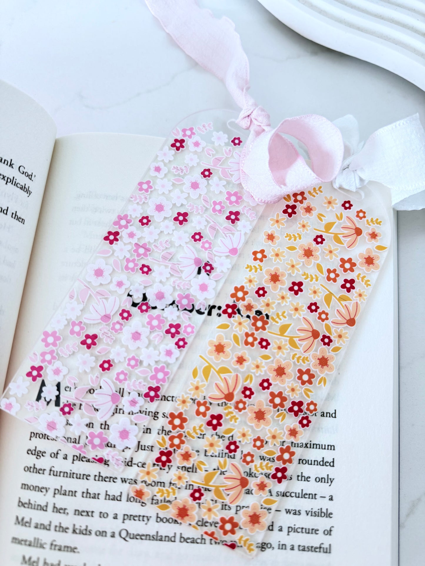 Pink Petal Bookmark