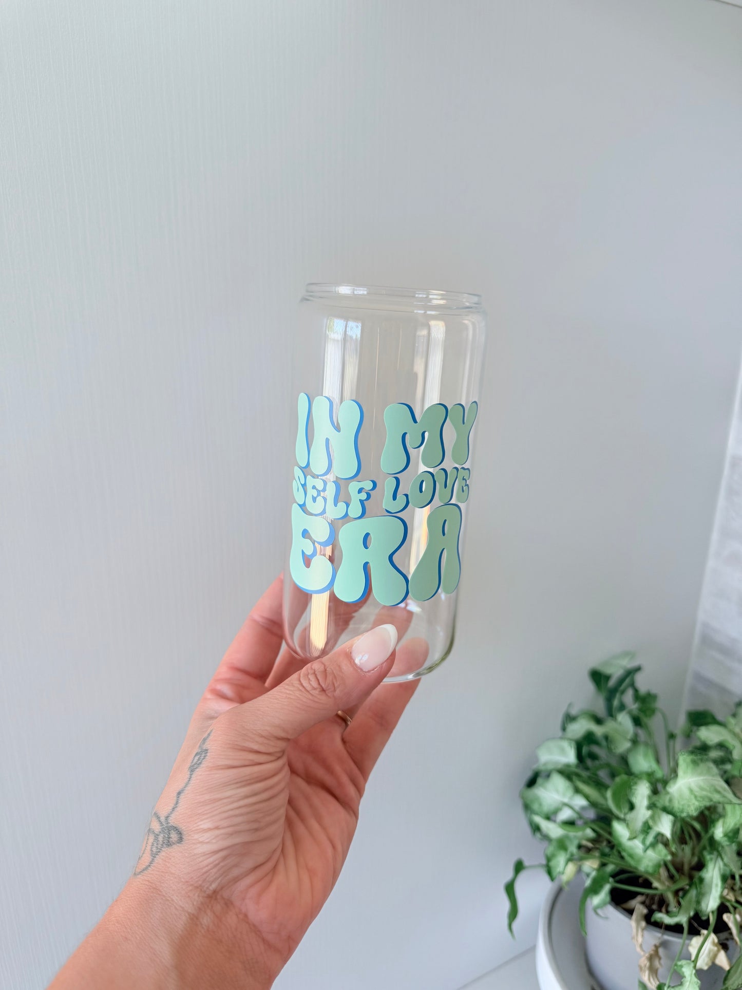 In My Self Love Era Glass Can