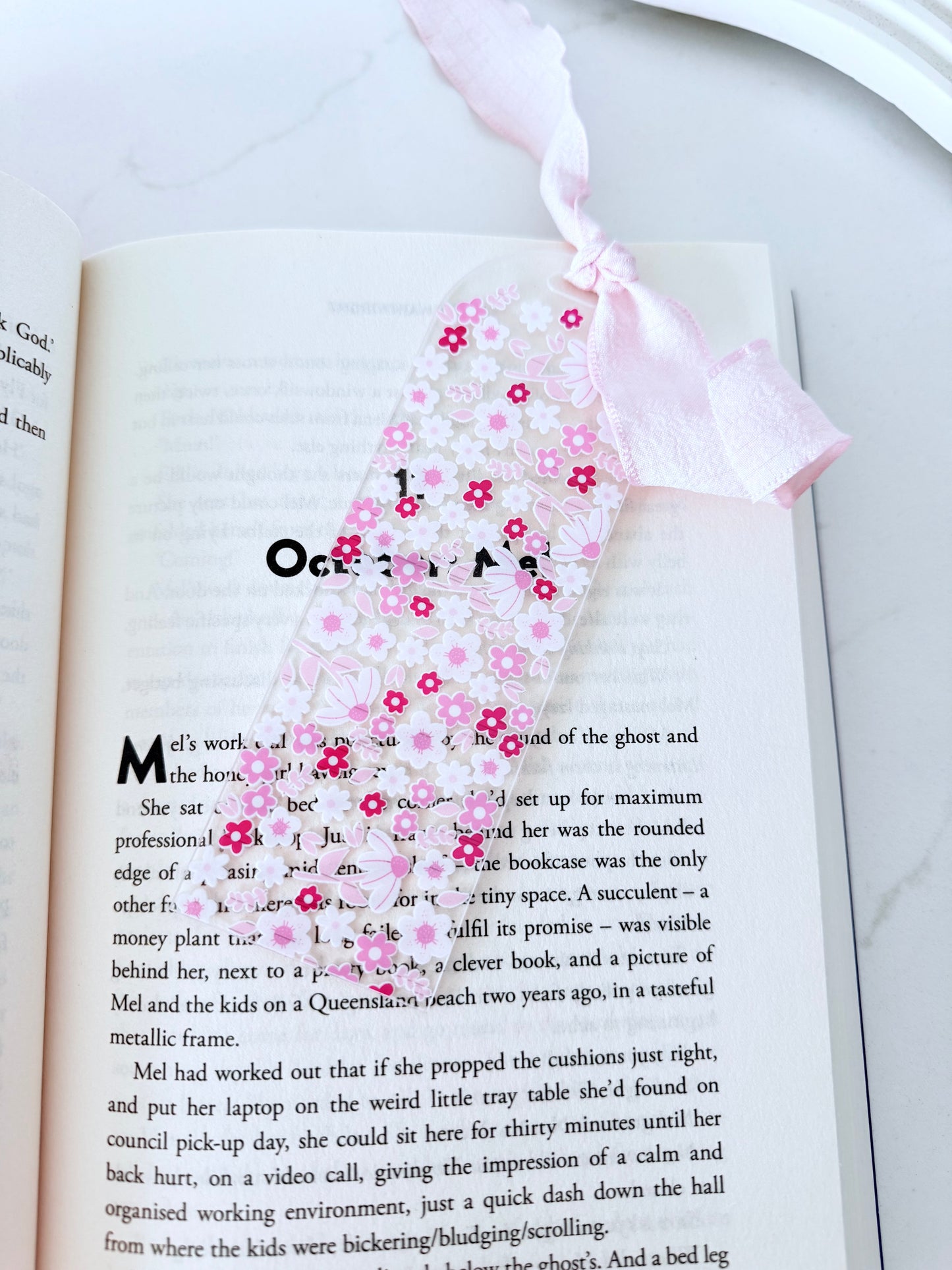 Pink Petal Bookmark