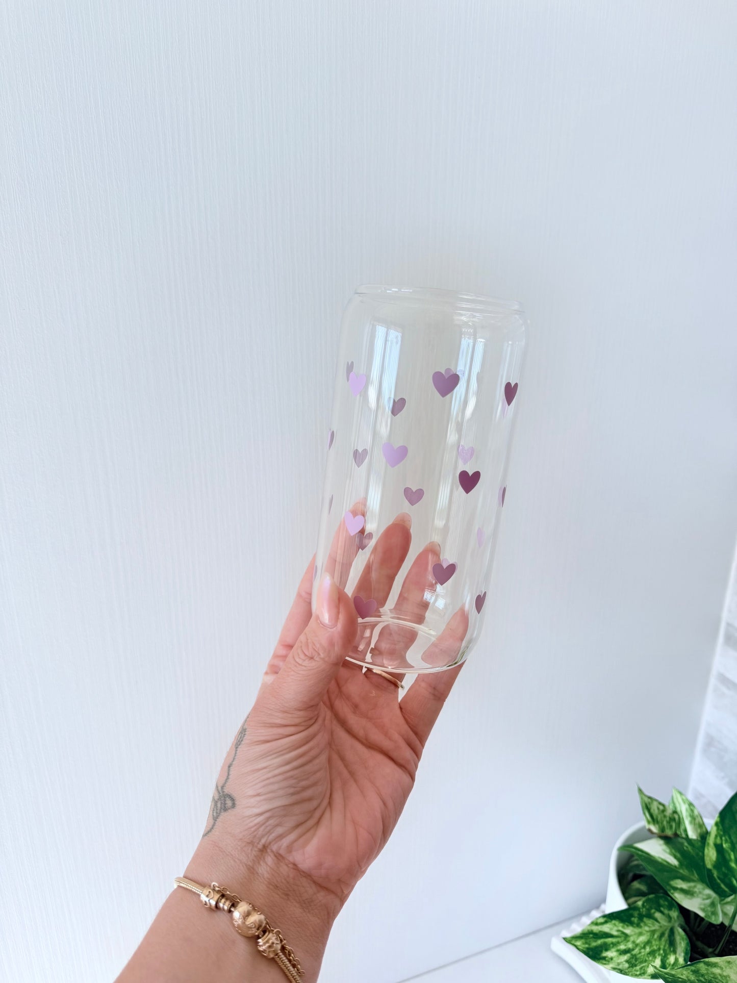 Heart Glass Can
