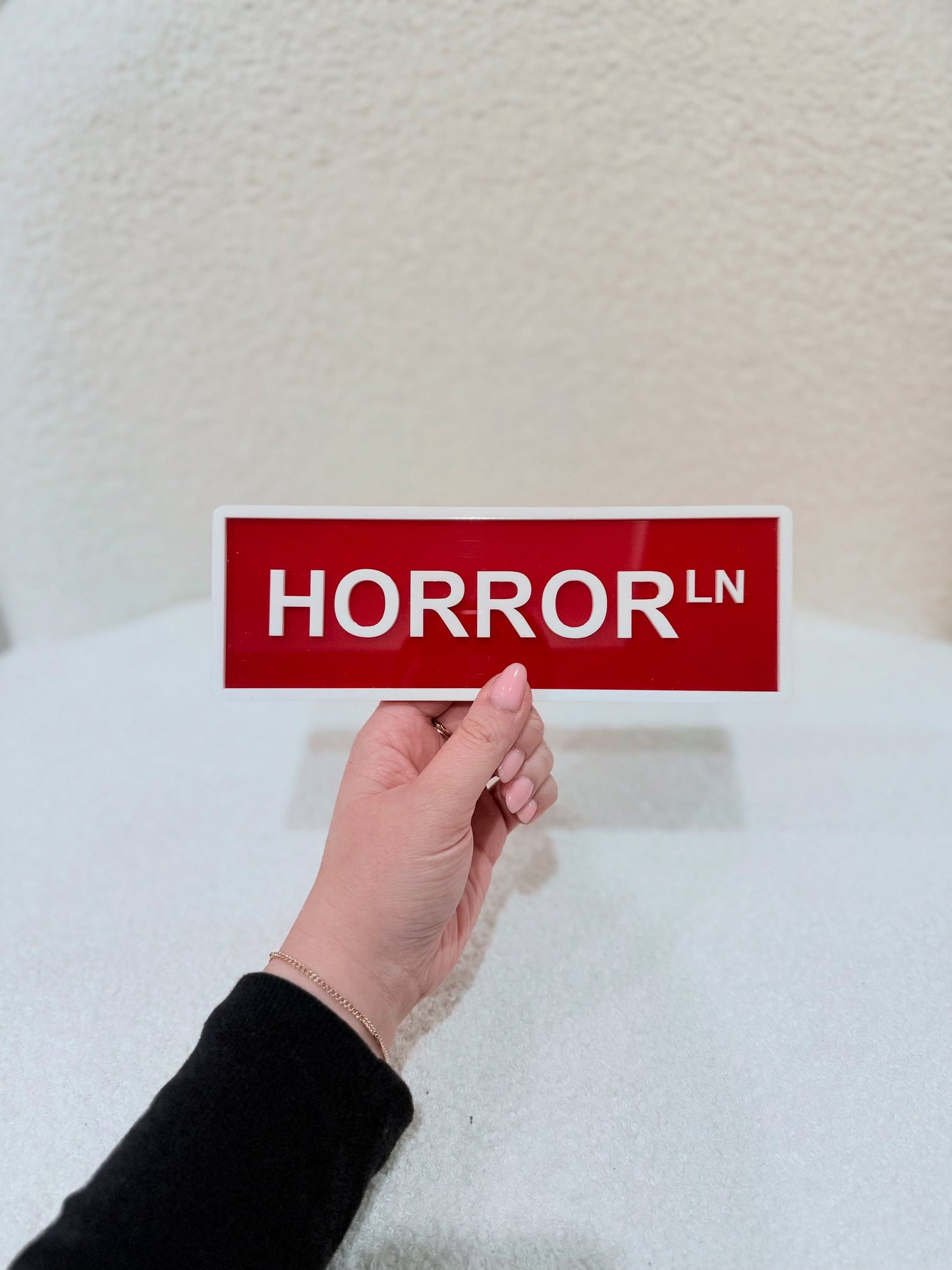 Acrylic Library Sign