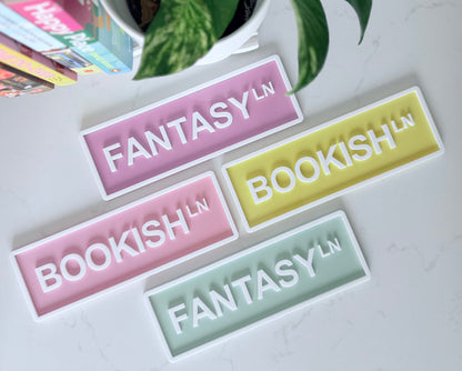 Acrylic Library Sign