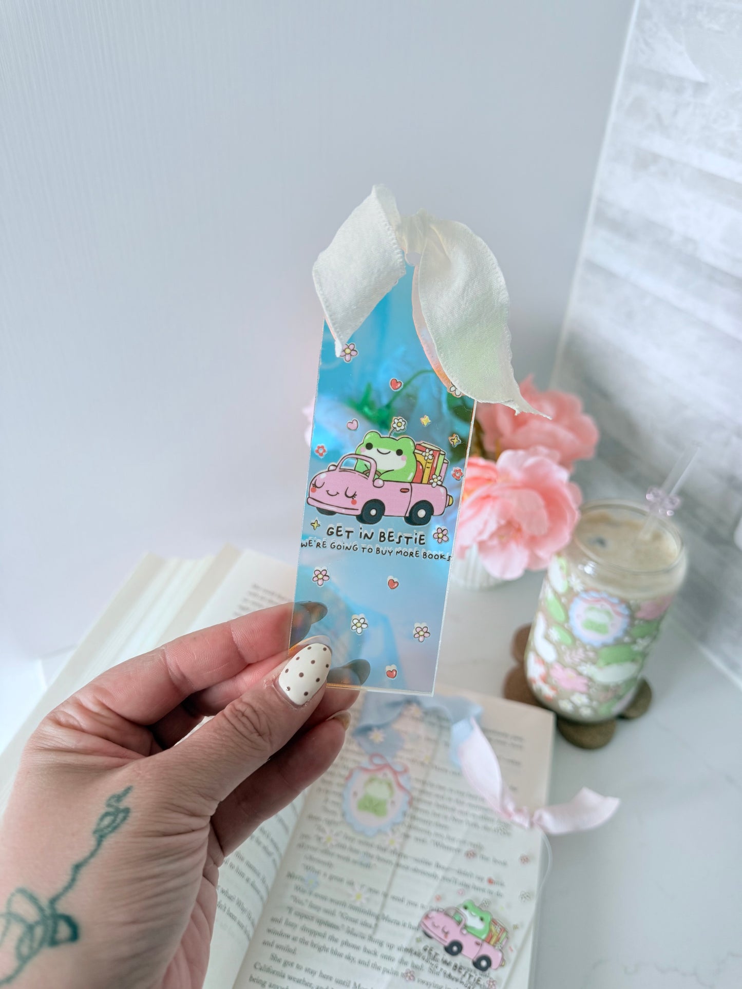 Get In Bestie Bookmark