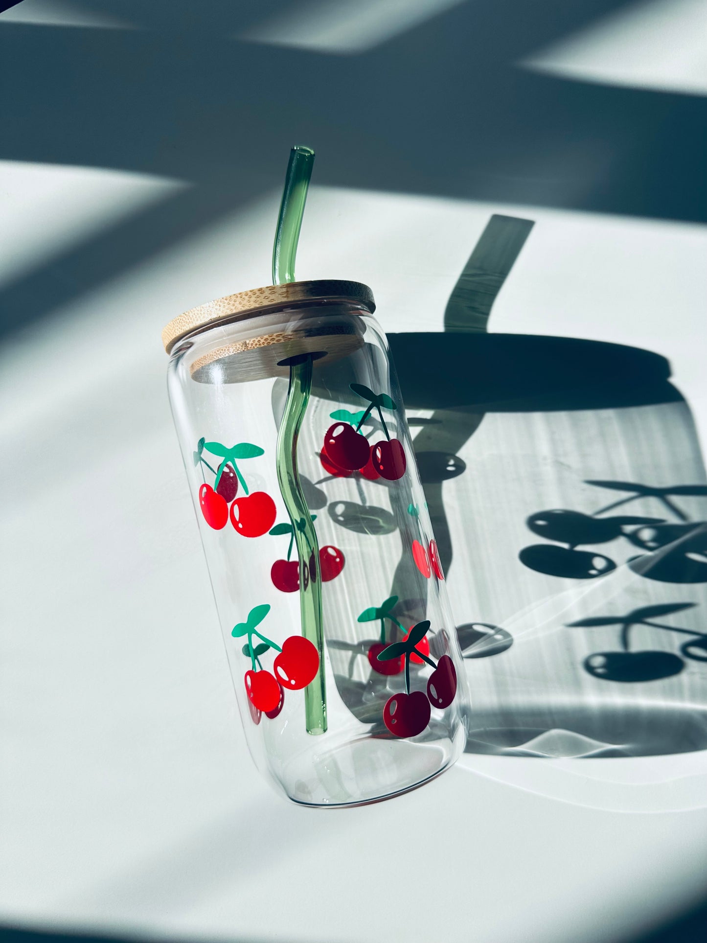 Cherry Glass Can