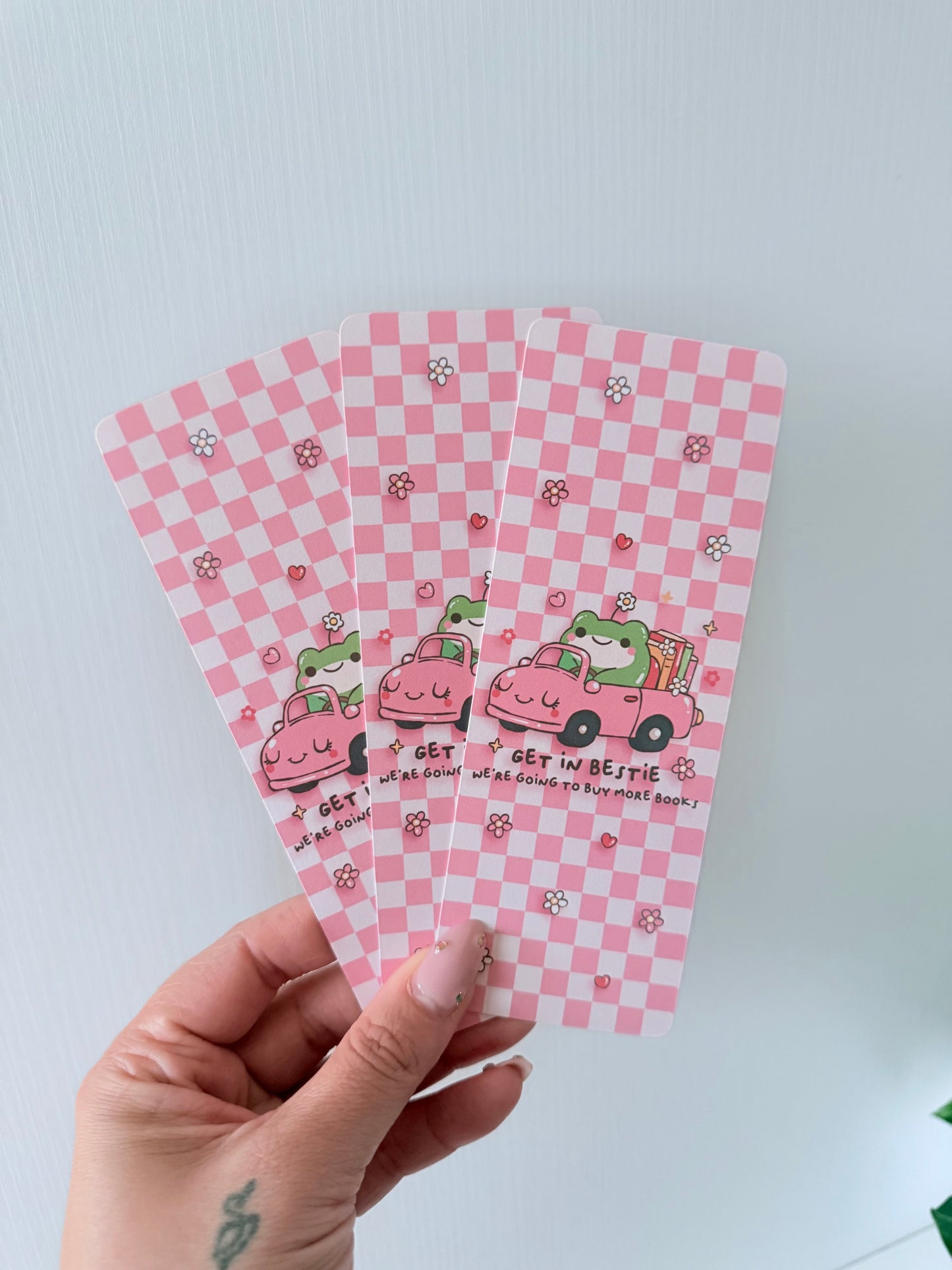 Get In Bestie Bookmark