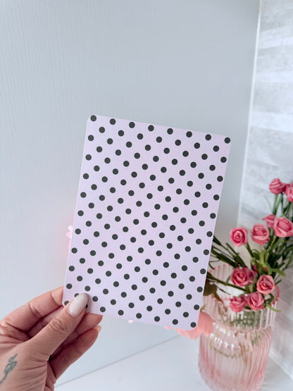 Polka Dot Kindle Insert