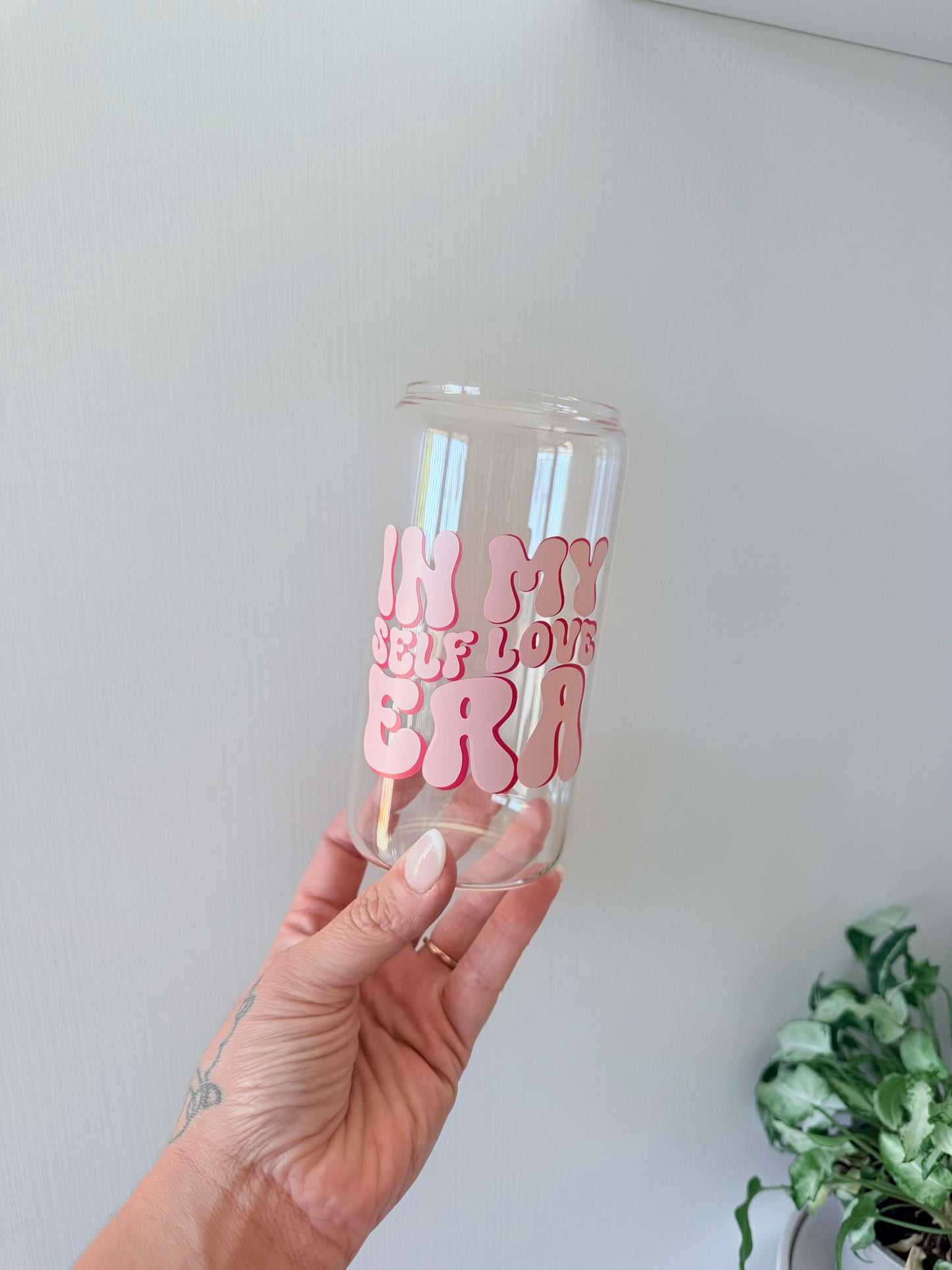 In My Self Love Era Glass Can