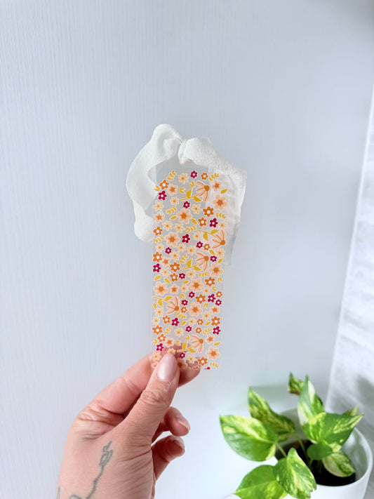Sunset Bloom Bookmark