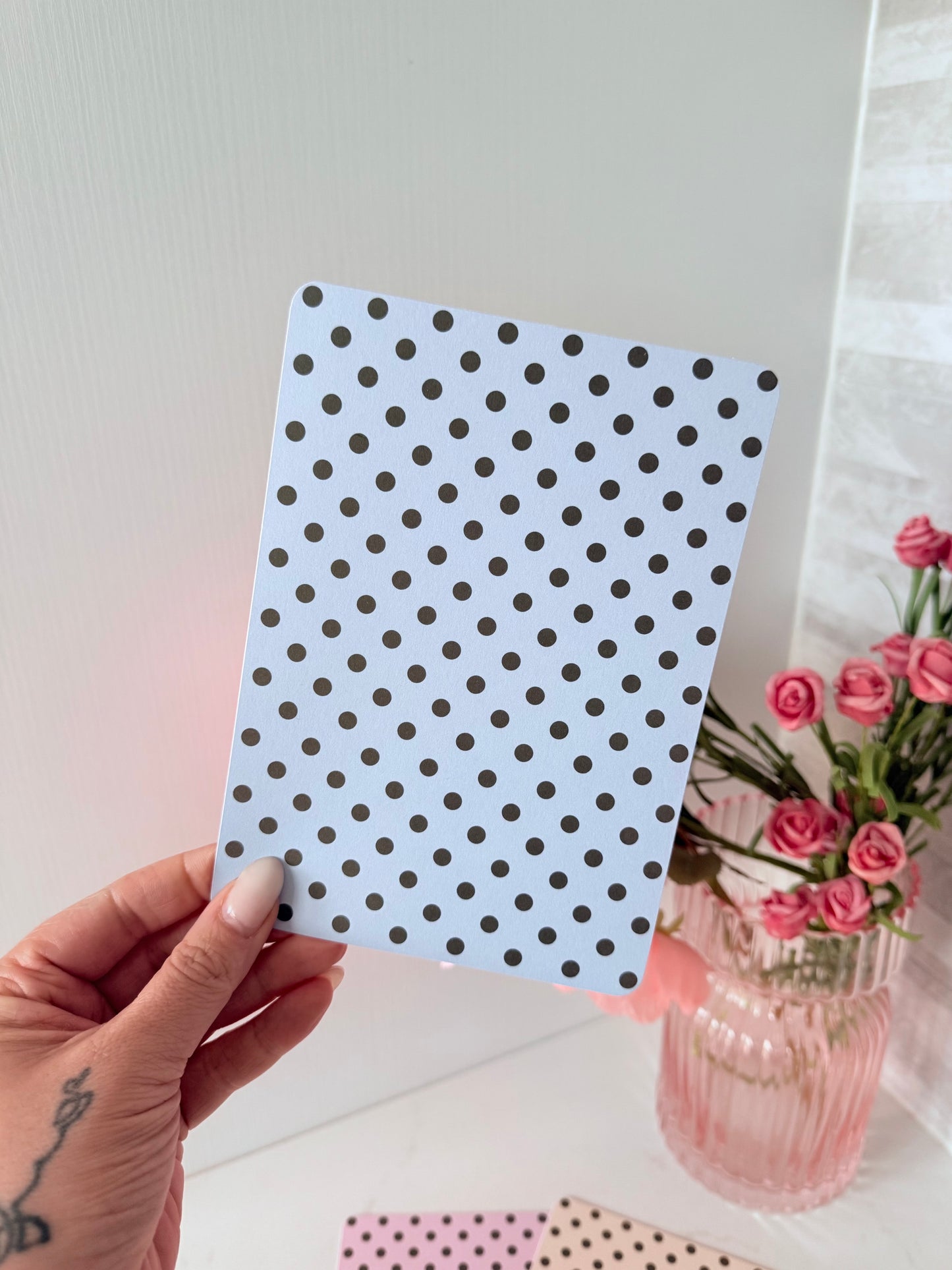 Polka Dot Kindle Insert