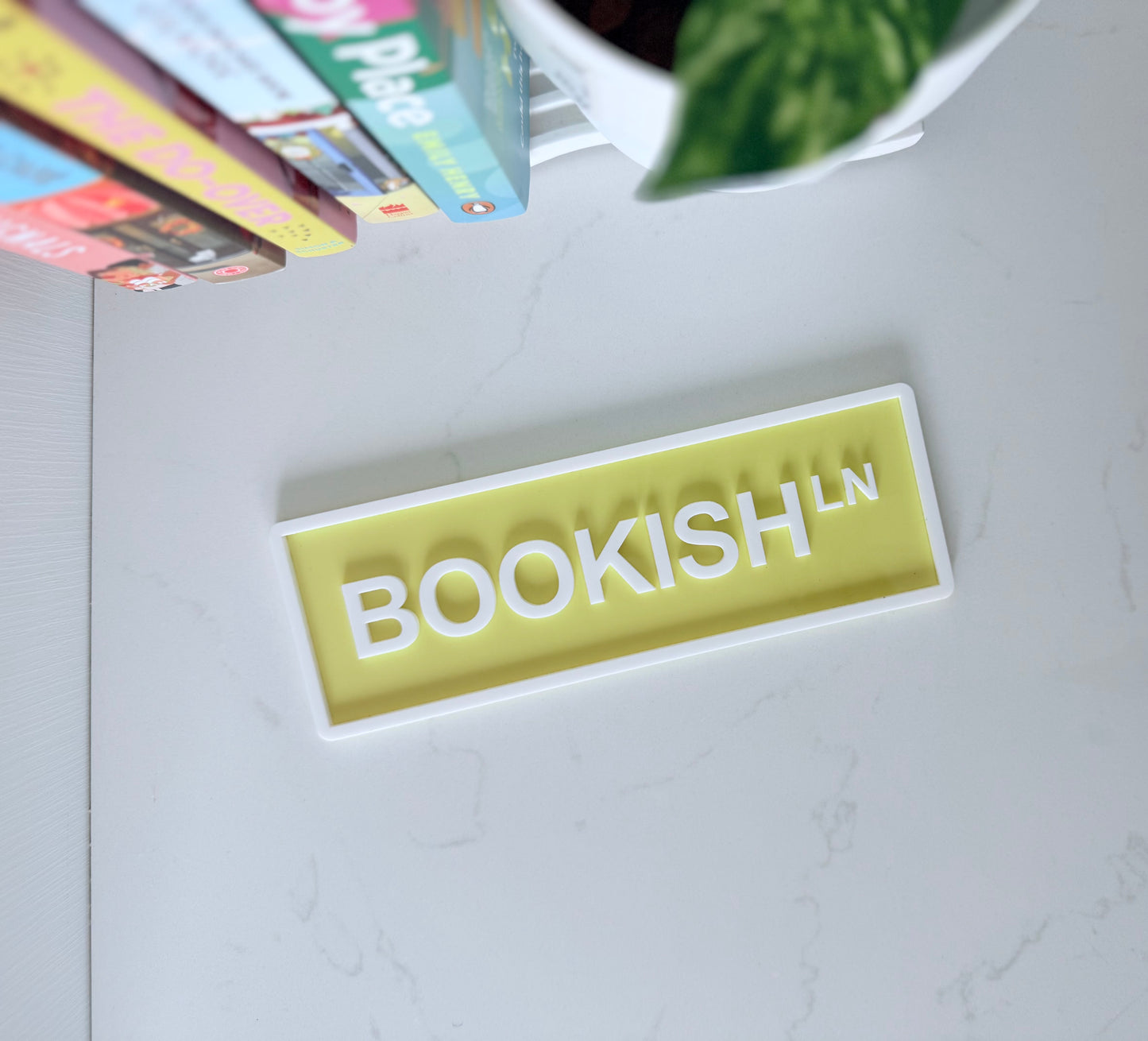 Acrylic Library Sign