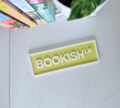 Acrylic Library Sign