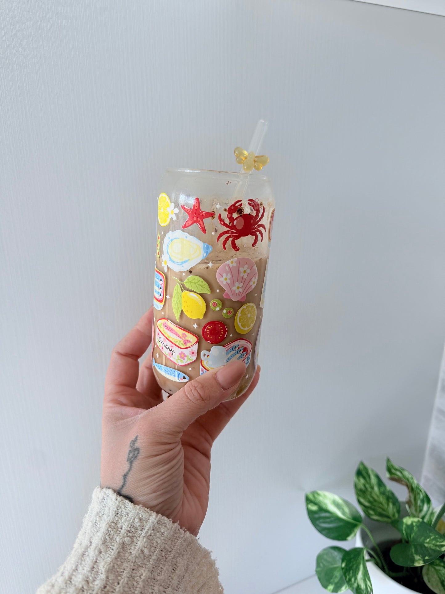 Sardine Glass Can