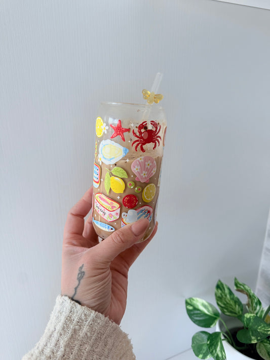 Sardine Glass Can