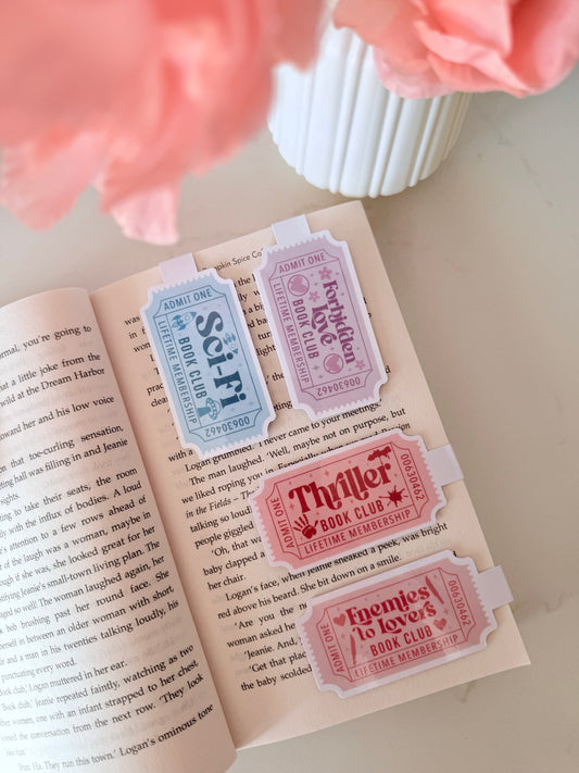 Book Club Magnetic Bookmark