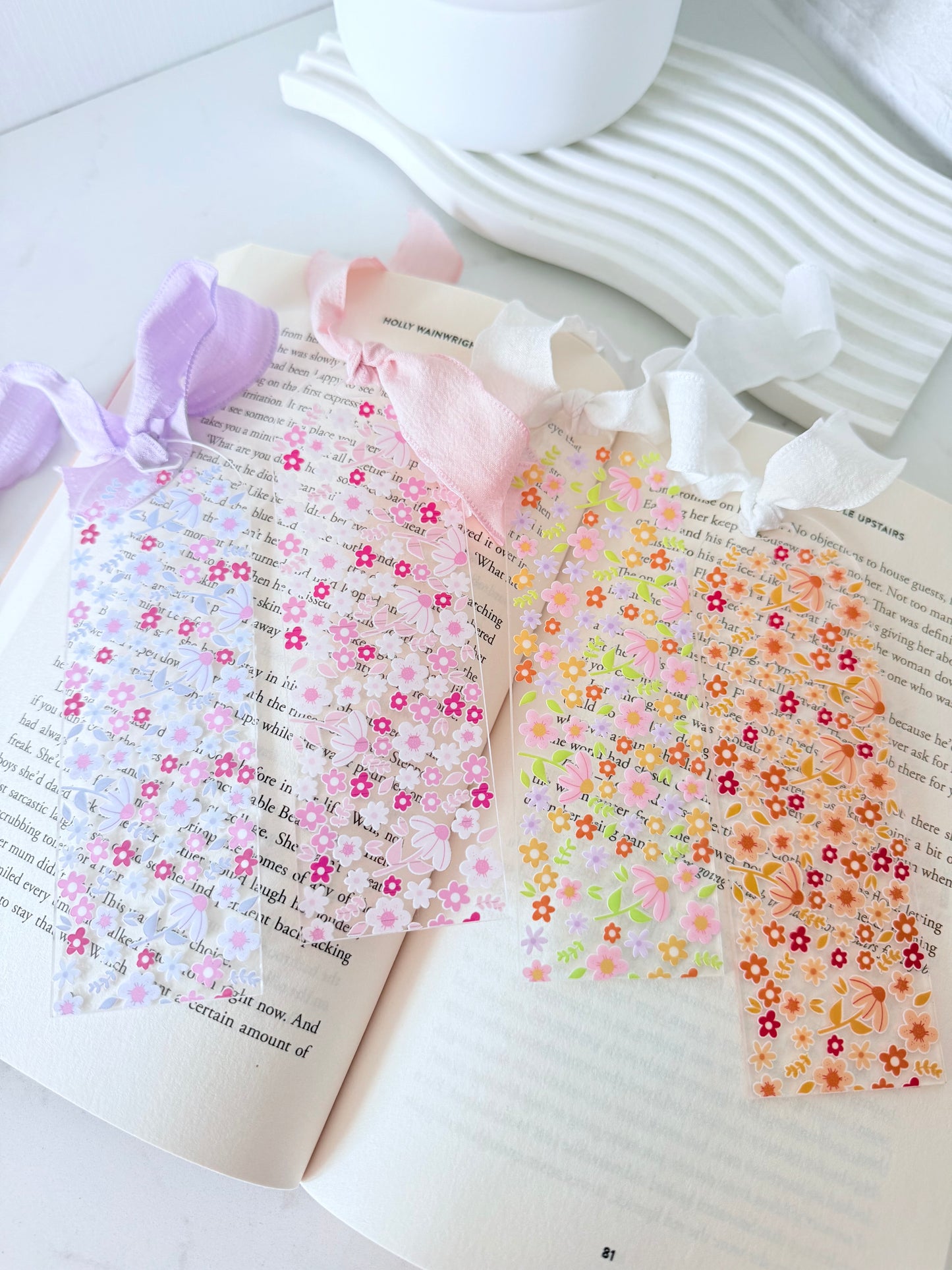 Pink Petal Bookmark