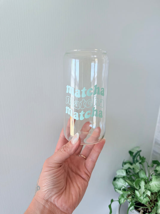 Matcha Glass Can