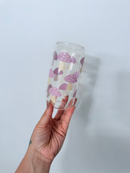 Mushroom Glass Can