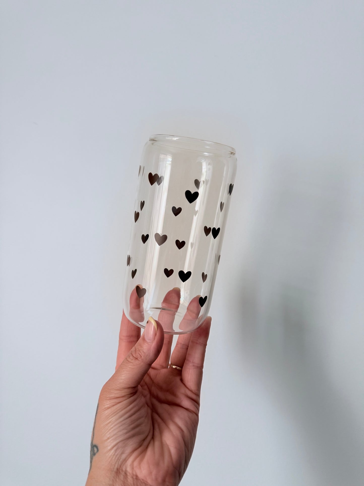 Heart Glass Can