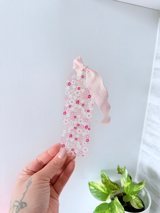 Pink Petal Bookmark