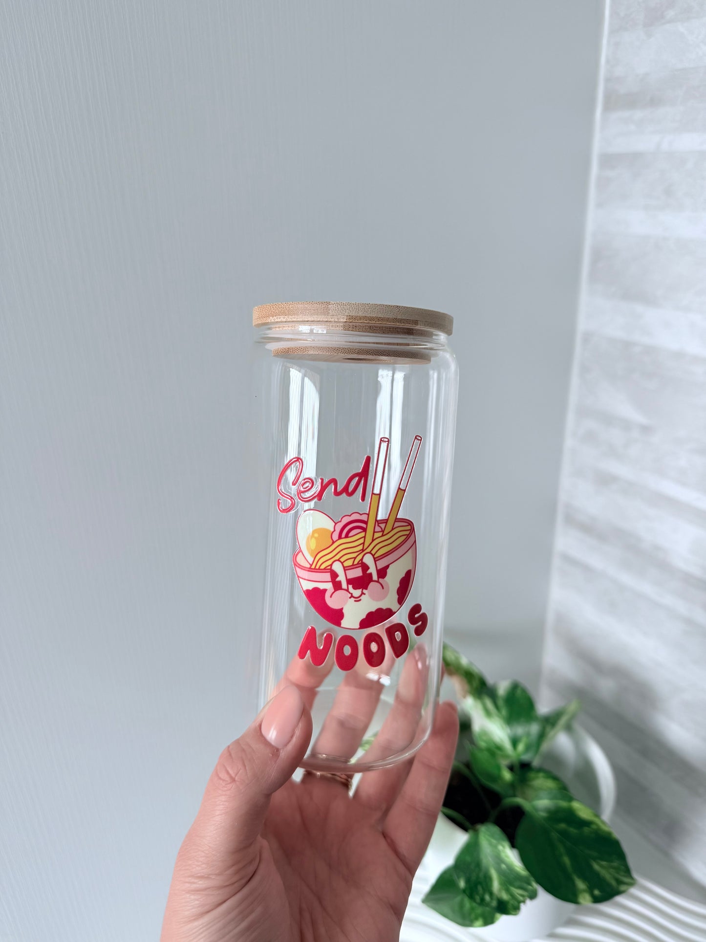 Send Noods Glass Can