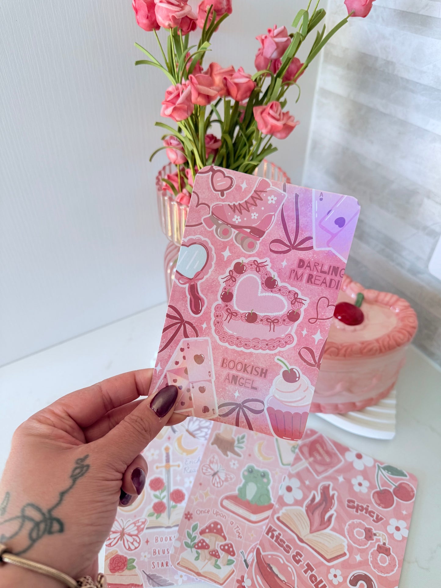 Kindle Insert - Bookish Angel