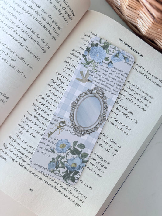 Blue Mirror Bookmark