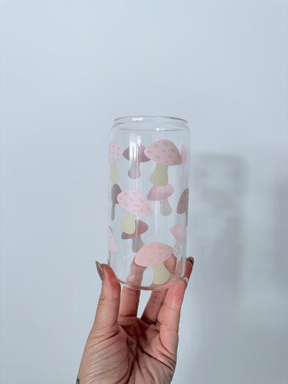 Mushroom Glass Can
