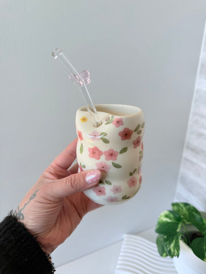 Flower Ceramic Coffee Cup