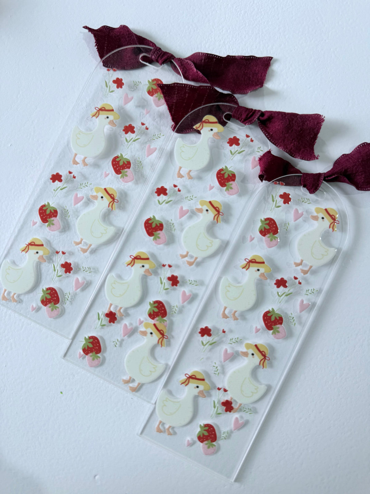 Berry Silly Goose Bookmark