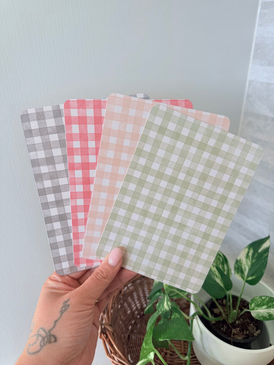 Gingham Kindle Insert