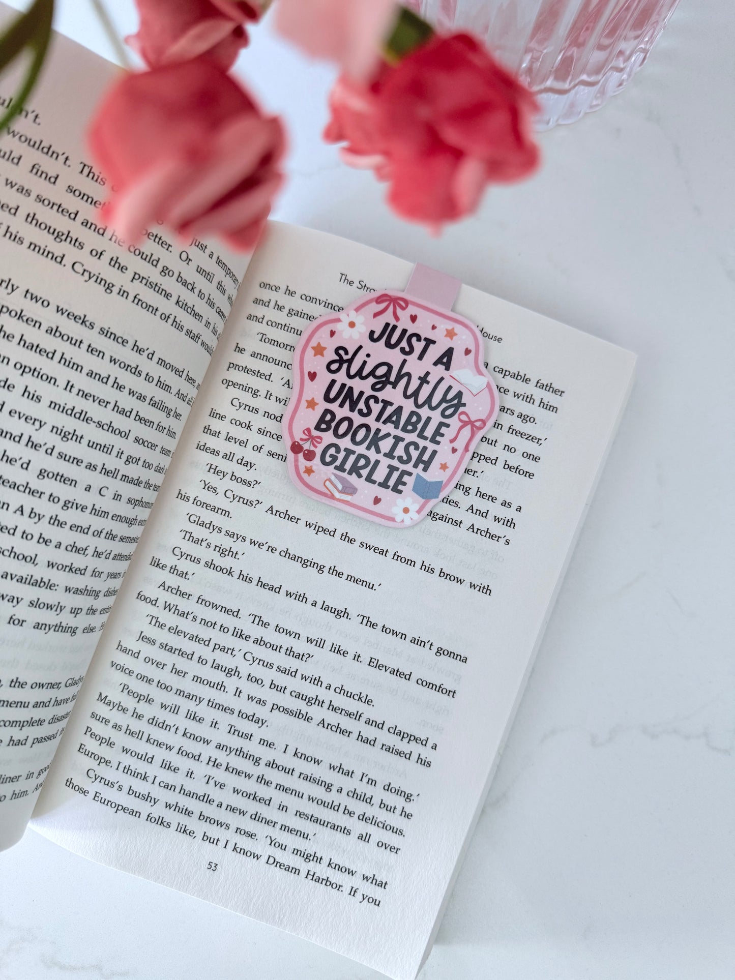 Unstable Girlie Magnetic Bookmark