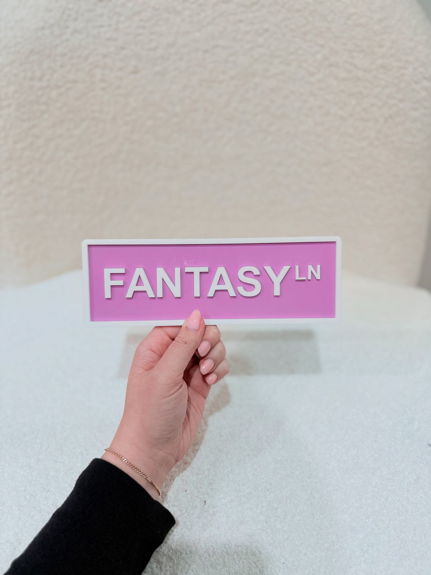 Acrylic Library Sign