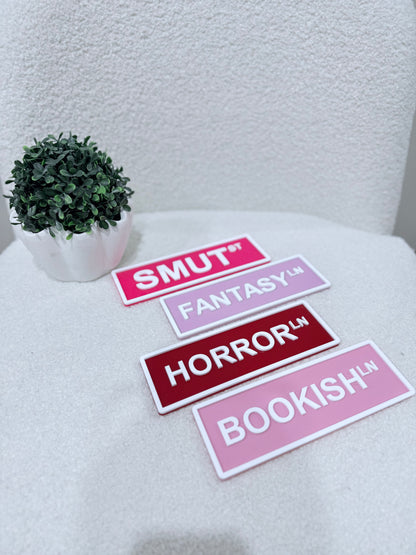 Acrylic Library Sign