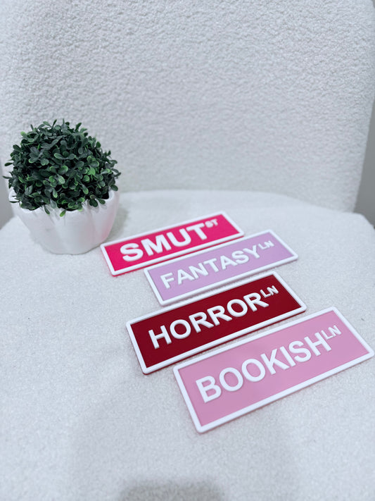 Acrylic Library Sign