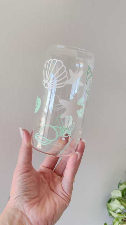 Shell Glass Can