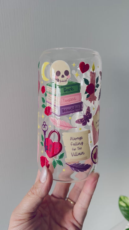 Dark Romance Glass Can