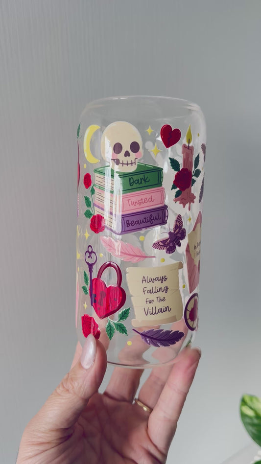 Dark Romance Glass Can