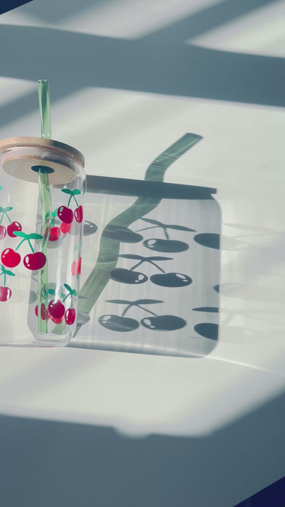 Cherry Glass Can