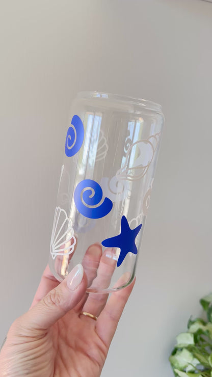 Shell Glass Can