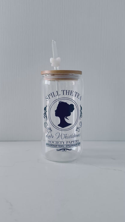 Bridgerton Glass Can